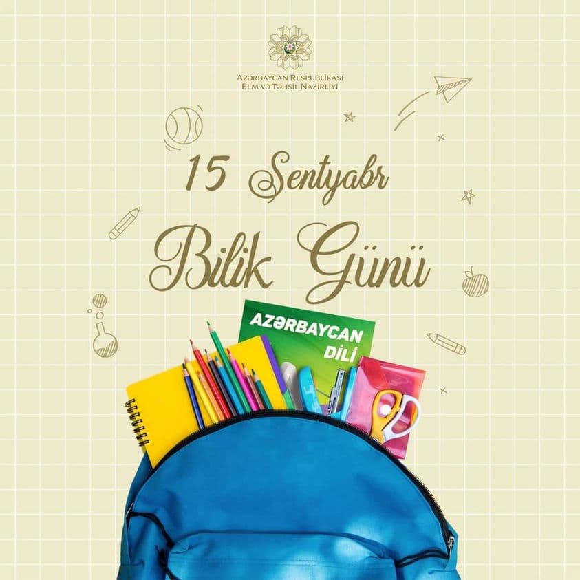 Bu gün Azərbaycanda Bilik Günüdür