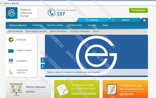 “MyGov” portalı ASAN Xidmətdən alınaraq bu nazirliyə verildi